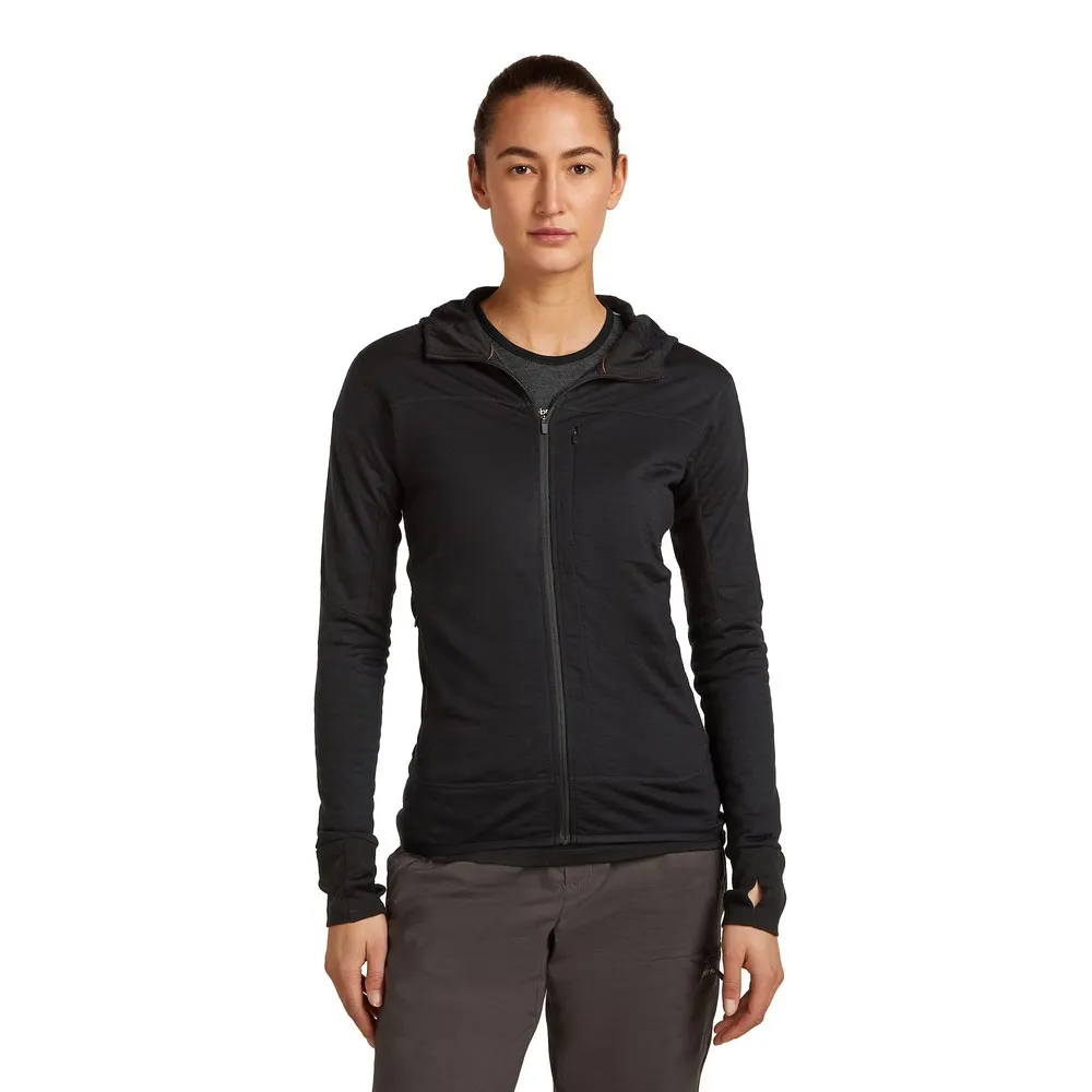Icebreaker Merino Blend 300 Realfleece™ Descender Sweatshirt Med Dragkedja