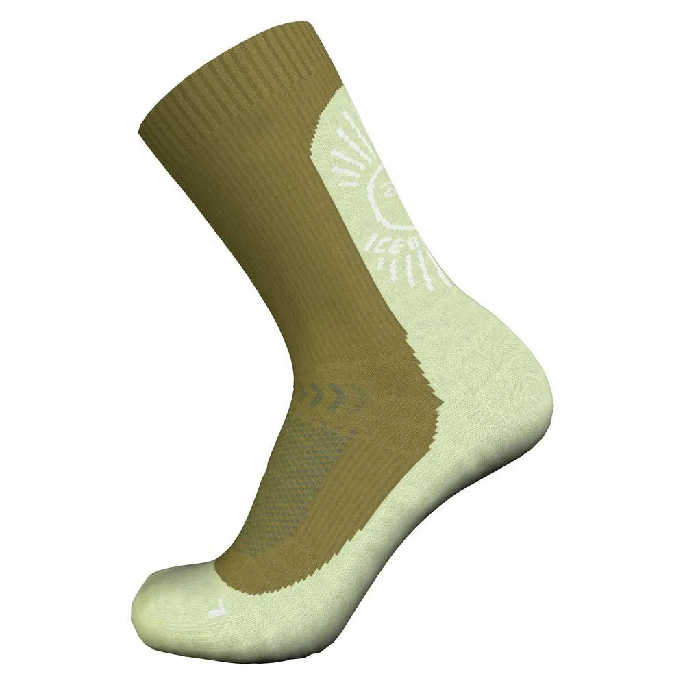Icebreaker Merino Hike+ Light Crew Solar Strumpor