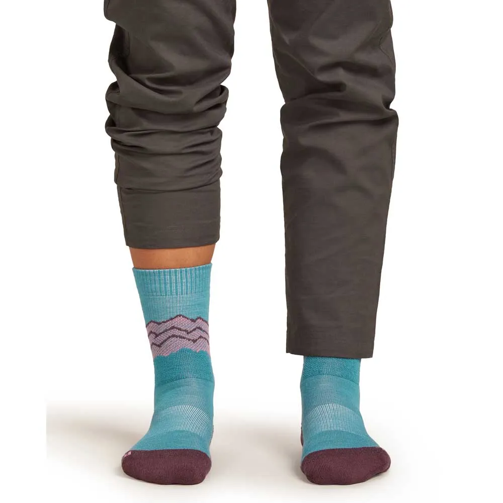 Icebreaker Merino Hike+ Medium Across The Peaks Crew-strumpor