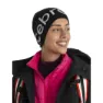 Icebreaker Merino Mössa, Black / ecru heather
