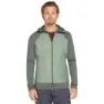 Icebreaker Merino Quantum Hybrid Sweatshirt Med Dragkedja, Galaxy / moss / cb