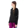Icebreaker Quantum Hybrid Merino Sweatshirt Med Dragkedja, Black