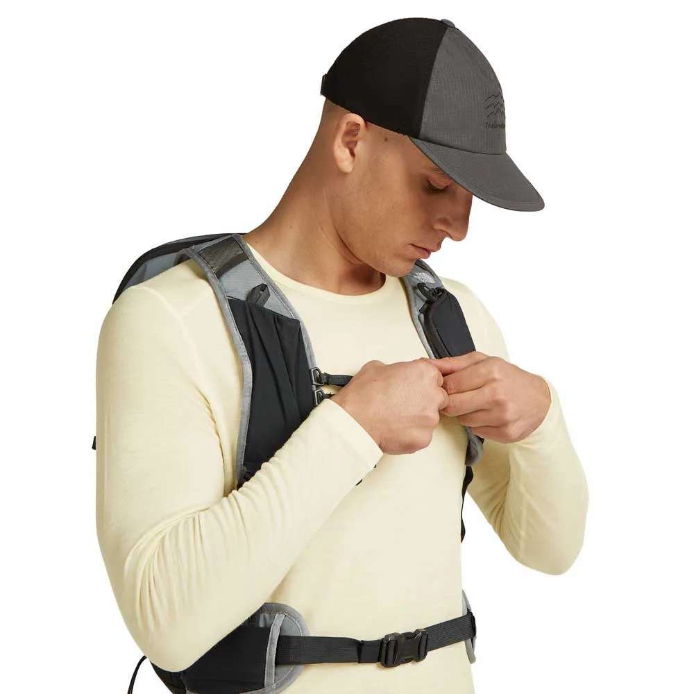 Icebreaker Shell+ Cotton Windbreaker Trucker Keps, Obsidian / black / colourblock