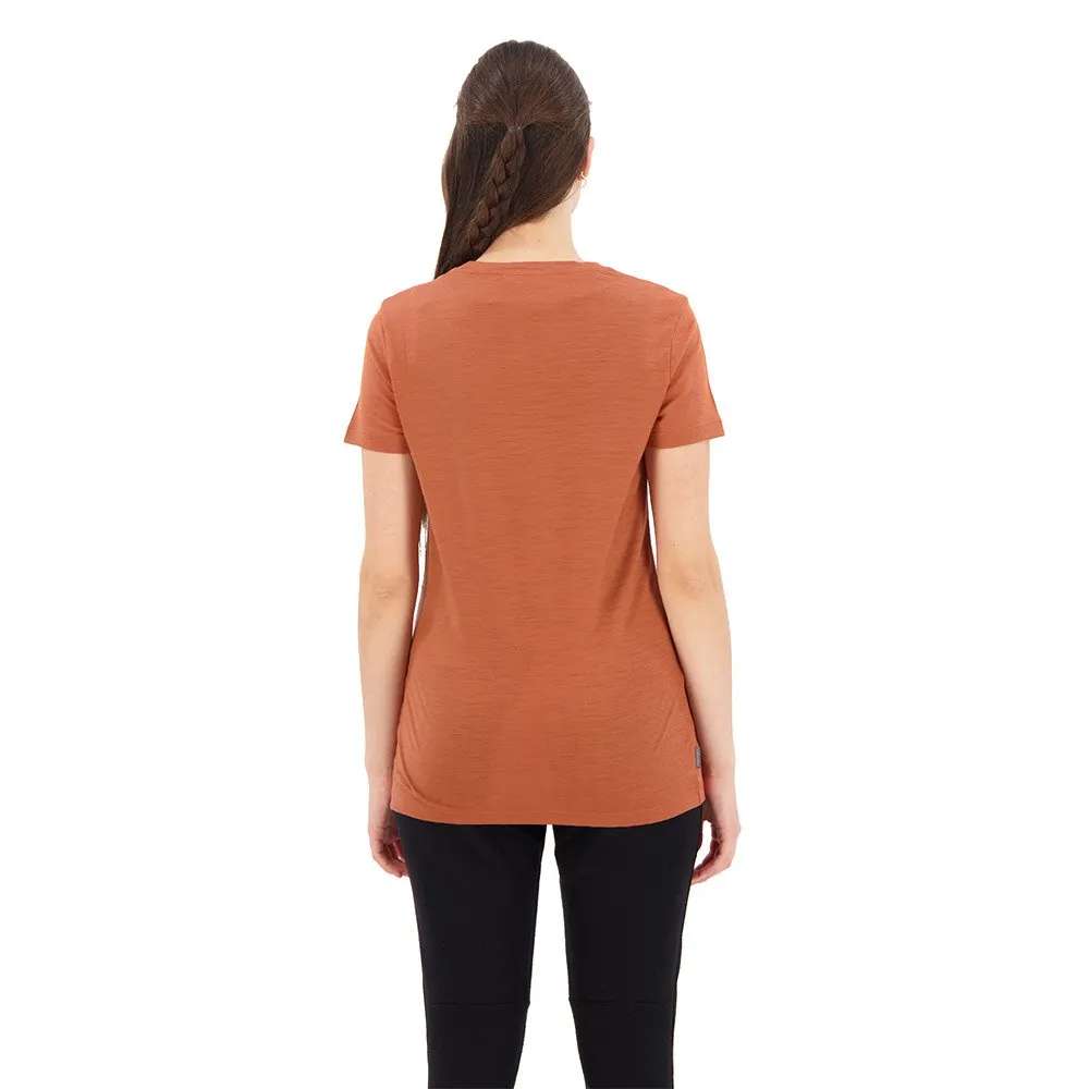 Icebreaker T-lite Ii Move To Natural Merino T-shirt Med Korta ärmar, Clay