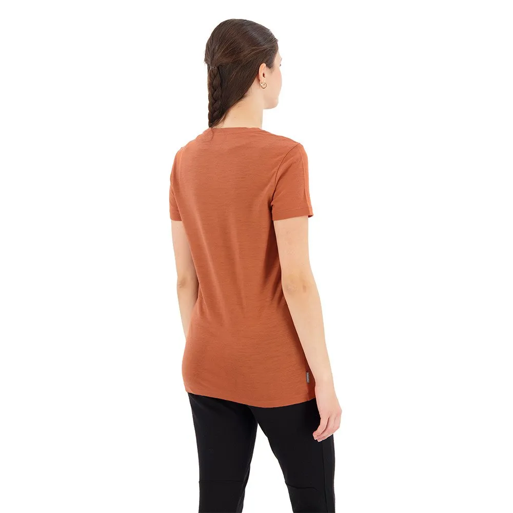 Icebreaker T-lite Ii Move To Natural Merino T-shirt Med Korta ärmar, Clay