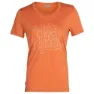 Icebreaker T-lite Ii Move To Natural Merino T-shirt Med Korta ärmar, Clay