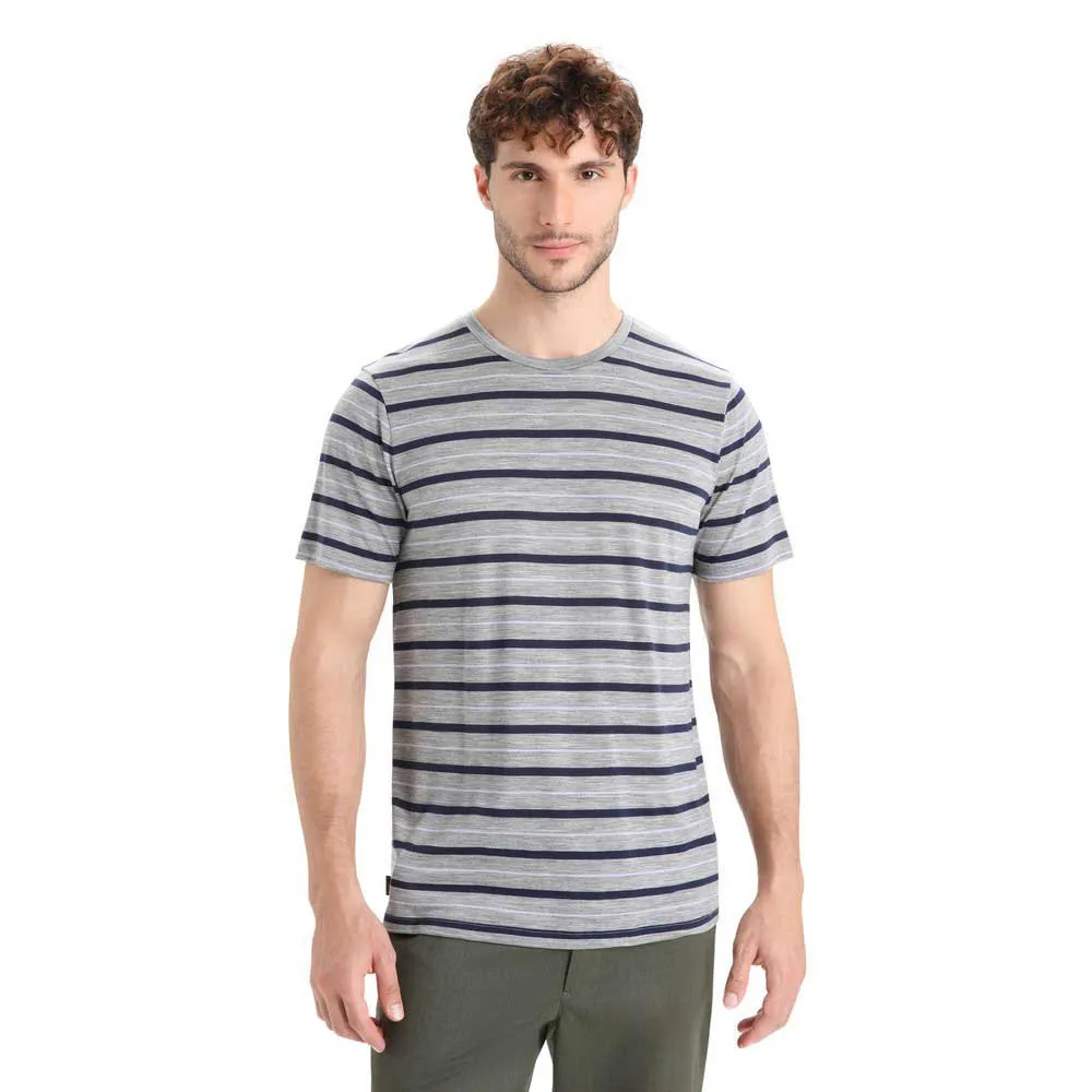 Icebreaker Wace Stipe Merino T-shirt Med Korta ärmar