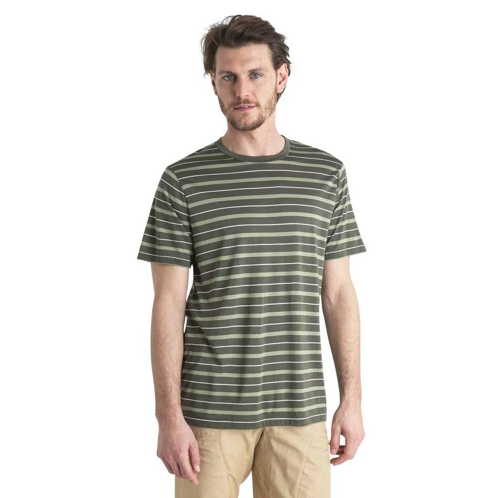 Icebreaker Wave Stripe T-shirt Med Korta ärmar Icebreaker Wave Stripe T-shirt Med Korta ärmar