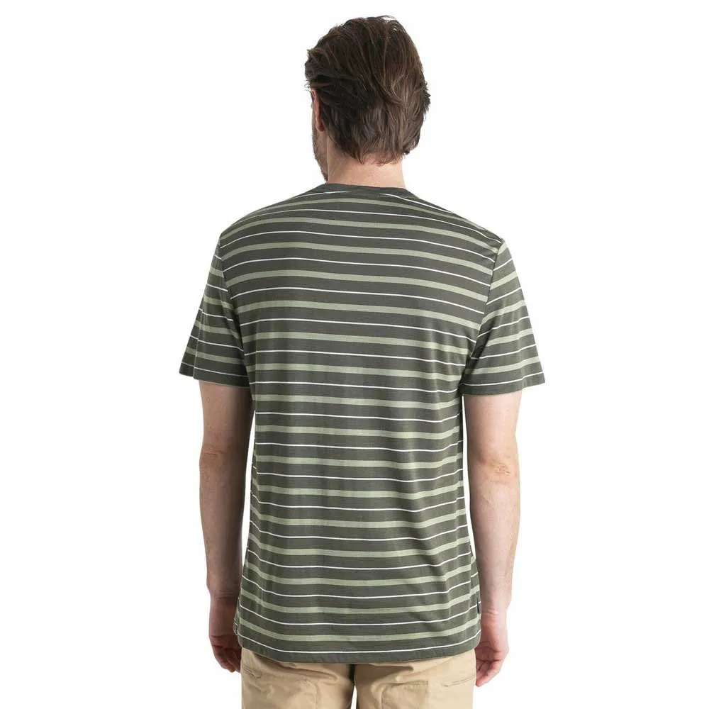 Icebreaker Wave Stripe T-shirt Med Korta ärmar Icebreaker Wave Stripe T-shirt Med Korta ärmar