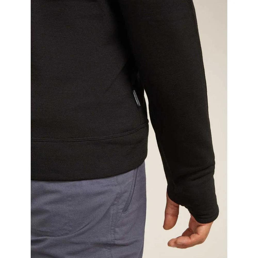 Icebreaker Women's Merino 360 Realfleece Elementary Longsleeve Zip Hood