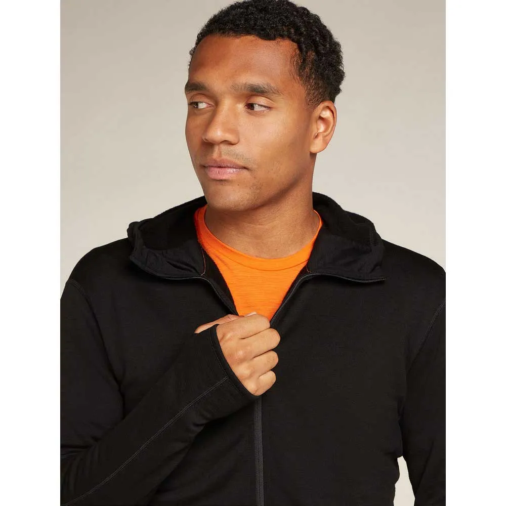 Icebreaker Women's Merino 360 Realfleece Elementary Longsleeve Zip Hood