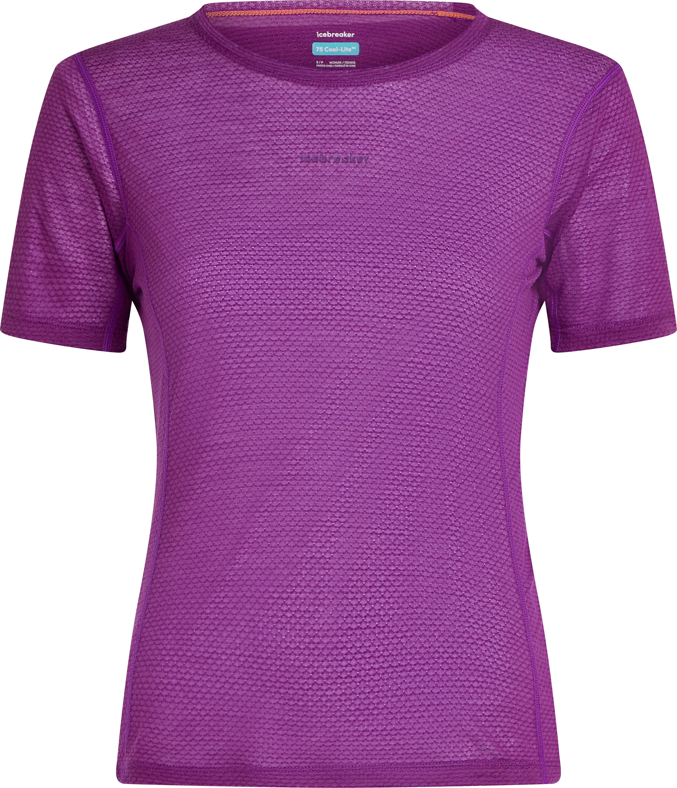 Icebreaker Women's Merino 75 Cool-Lite Featherlight Shortsleeve Crewe