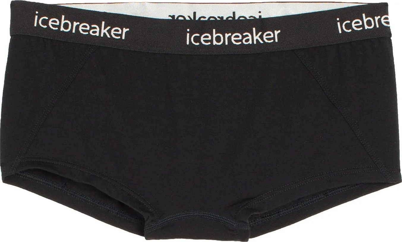 Icebreaker Women's Sprite Hot Pants, Black/Black