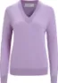 Icebreaker Women's Wilcox Long Sleeve V Sweater, Purple gaze