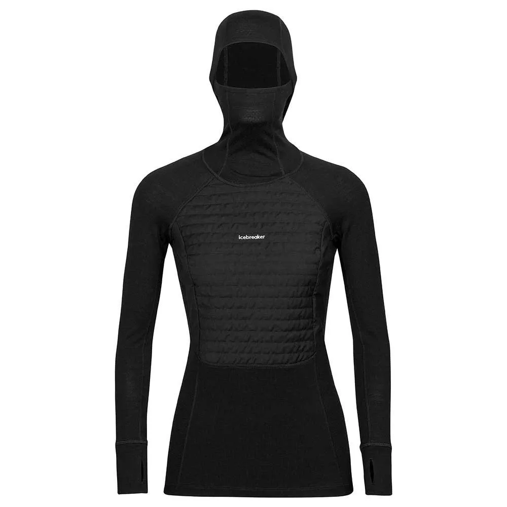Icebreaker Zone Knit Insulated Tröja, Black Icebreaker Zone Knit Insulated Tröja, Black