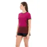 Icebreaker Zone Knit T-shirt Med Korta ärmar, Cherry / espresso / cb