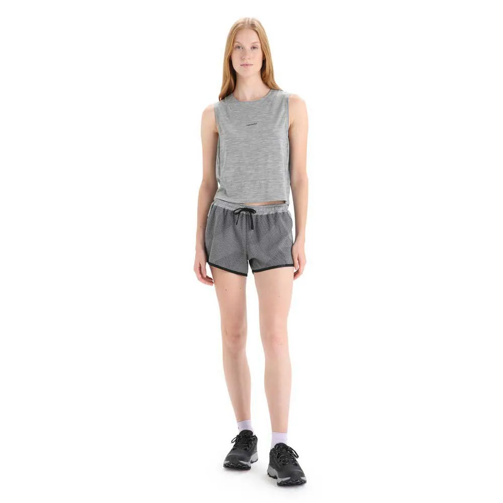 Icebreaker Zoneknit™ ärmlös T-shirt, Metro hthr Icebreaker Zoneknit™ ärmlös T-shirt, Metro hthr