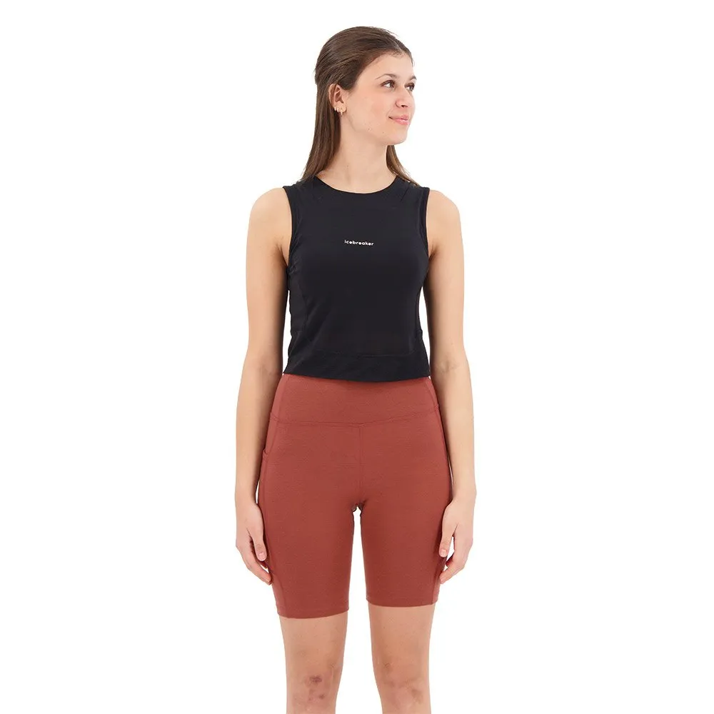 Icebreaker Zoneknit Cropped Merino ärmlös T-shirt Icebreaker Zoneknit Cropped Merino ärmlös T-shirt