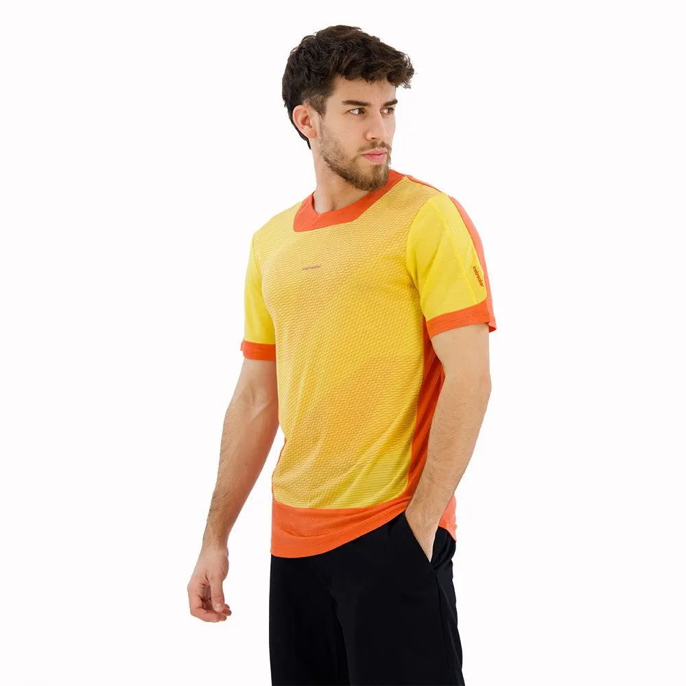 Icebreaker Zoneknit™ Geodetic T-shirt Med Korta ärmar, Summer / vibrant earth / aop