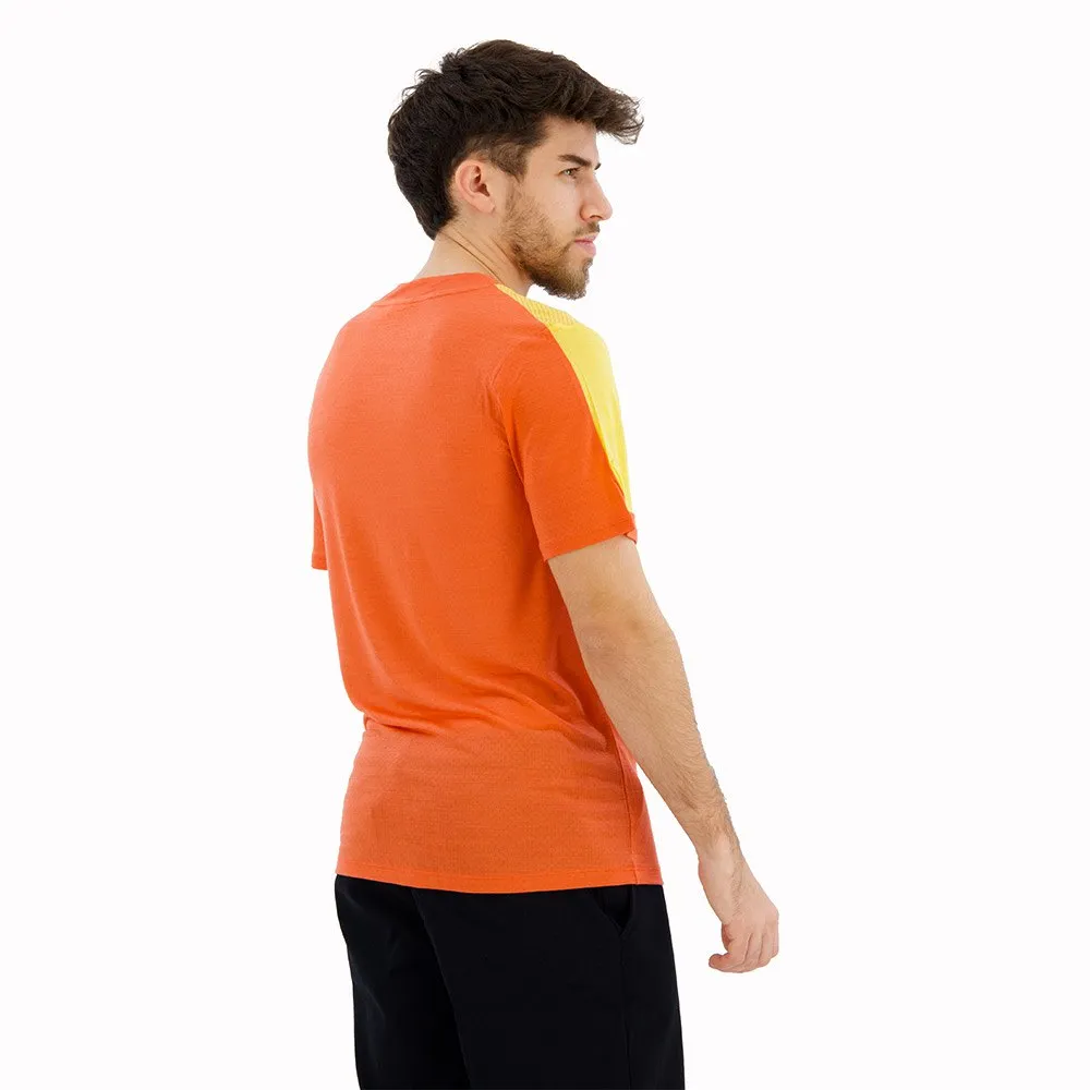 Icebreaker Zoneknit™ Geodetic T-shirt Med Korta ärmar, Summer / vibrant earth / aop