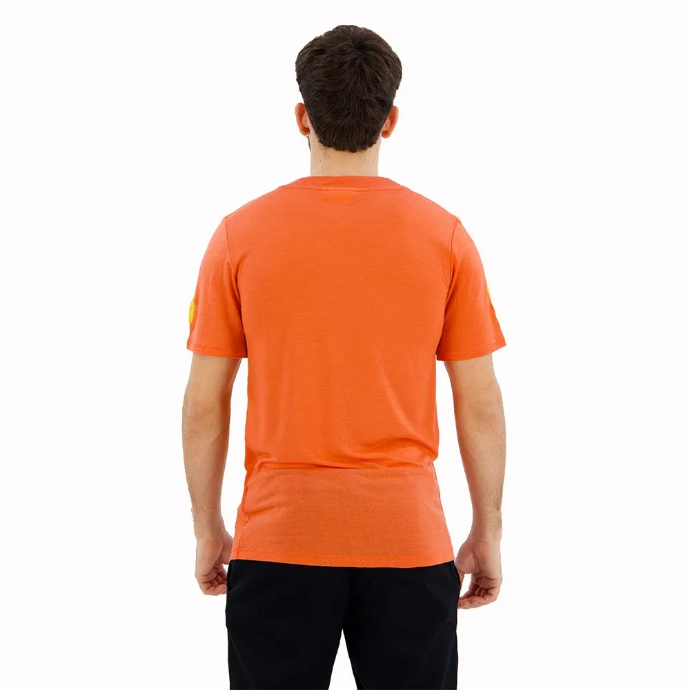 Icebreaker Zoneknit™ Geodetic T-shirt Med Korta ärmar, Summer / vibrant earth / aop
