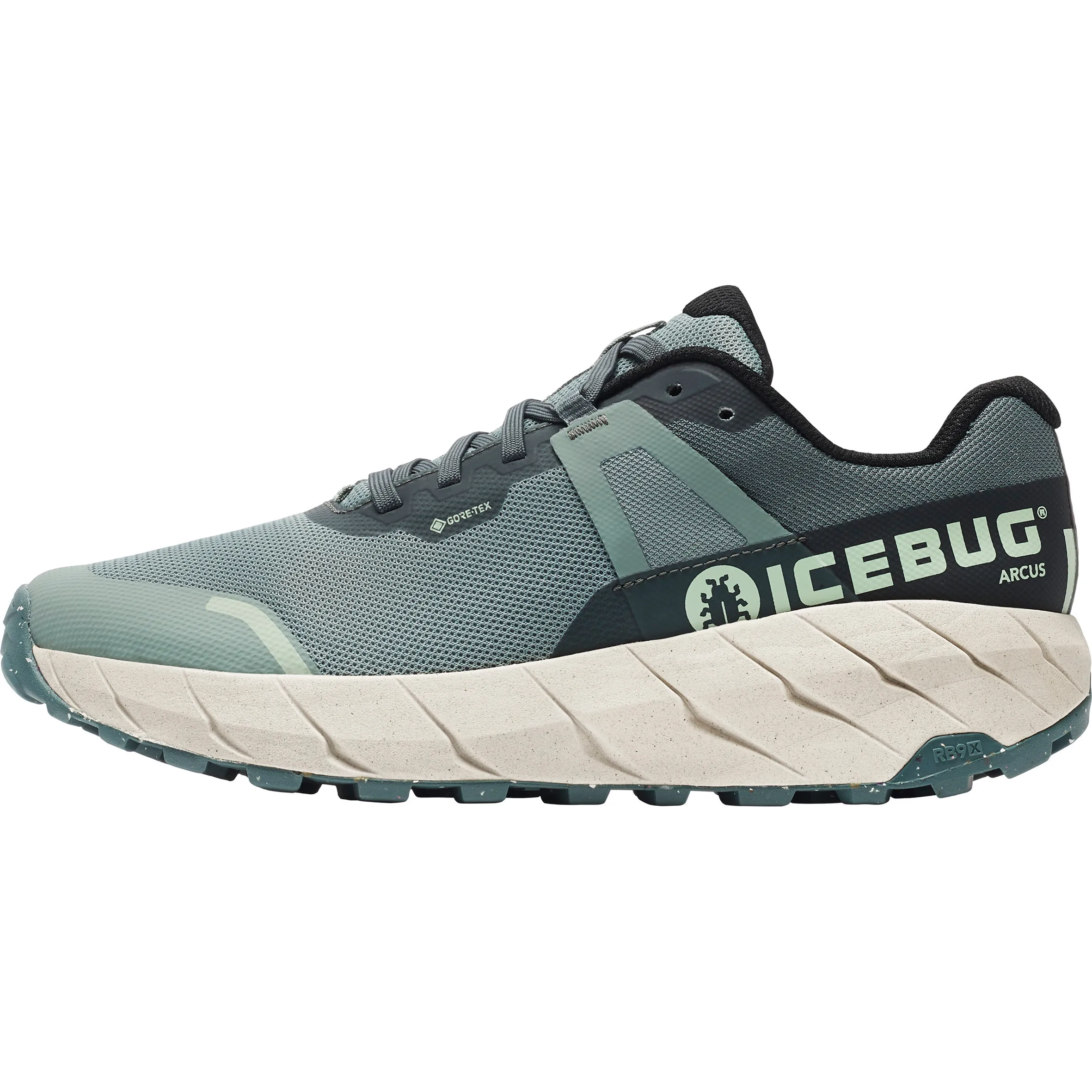 Icebug Men's Arcus RB9X Gore-Tex, Green/Stone