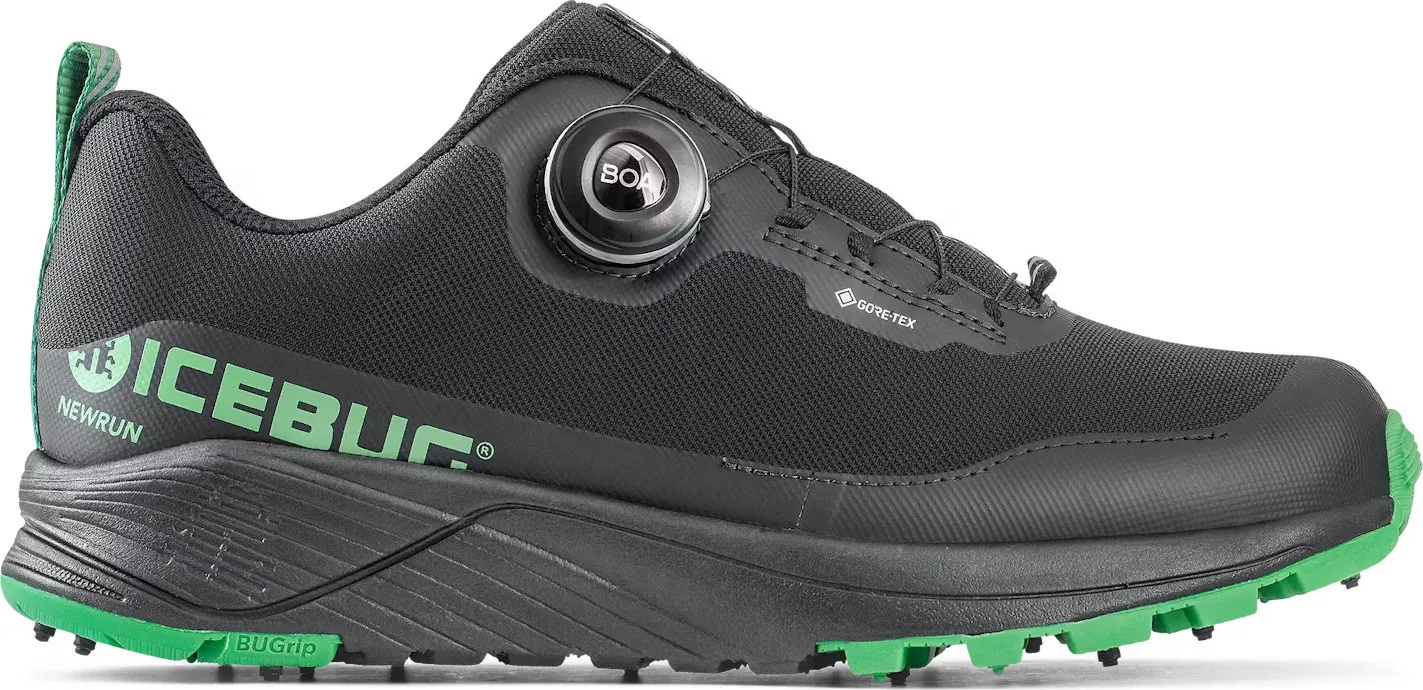Icebug Women's Newrun Bugrip Gore-Tex, Black/Grass Icebug Women's Newrun Bugrip Gore-Tex, Black/Grass