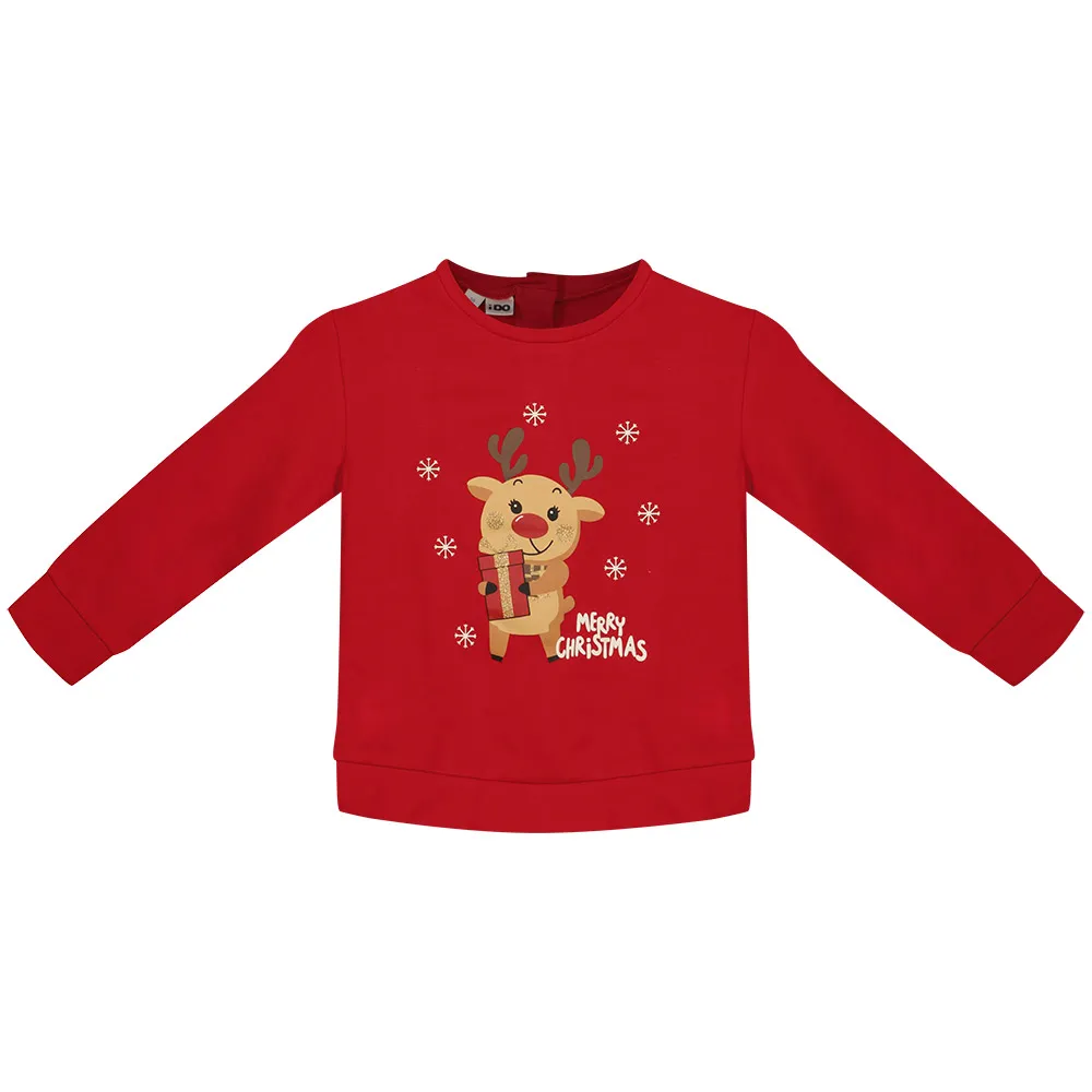 Ido 4a654 Tröja, Red, 5Y