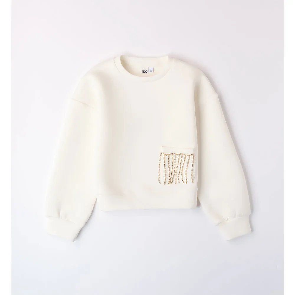 Ido 4a911 Tröja, Off white, 16Y
