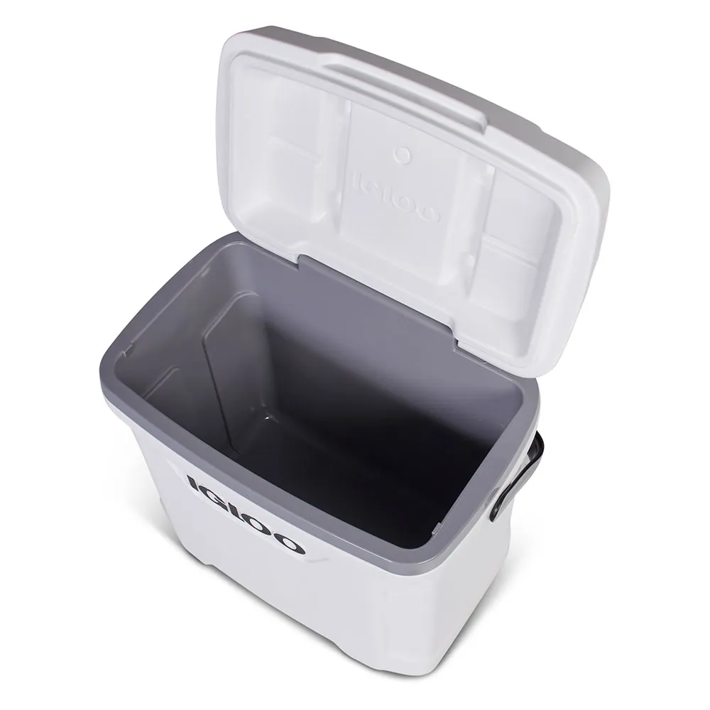 Igloo Coolers Latitude Marine Ultra 30l Styv Bärbar Kylbox, White / grey, 42.5 x 33.5 x 47cm