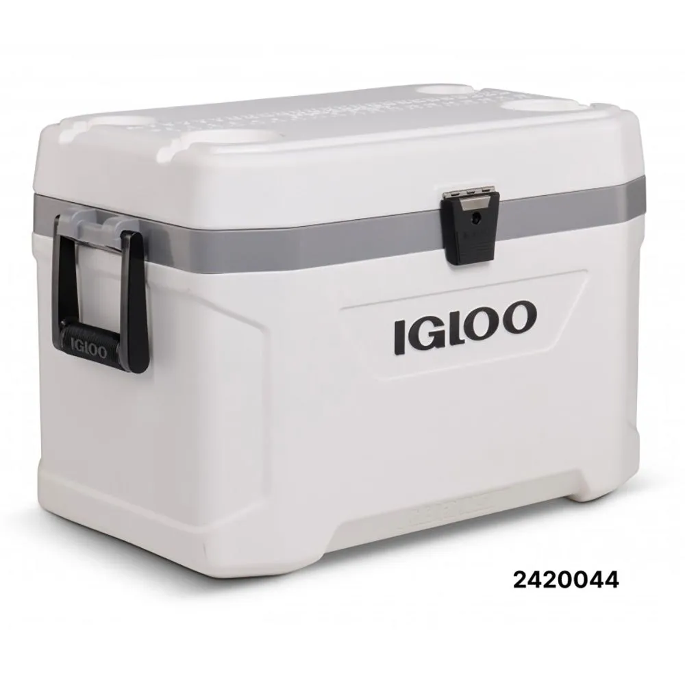 Igloo Coolers Marine Ultra 54 51l Styv Bärbar Kylbox, White, 63.3 x 38.2 x 40.9cm