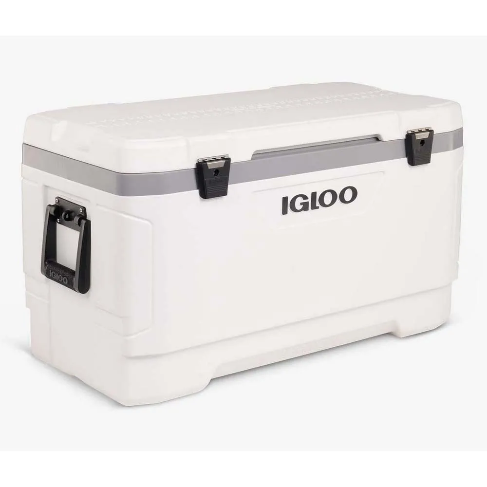 Igloo Coolers Marine Ultra Styv Bärbar Kylbox 94.6l, White / grey, 34 3/8 x 16 29/32 x 18 13/16"