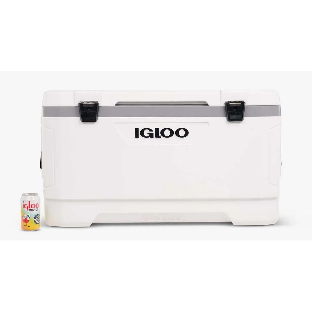 Igloo Coolers Marine Ultra Styv Bärbar Kylbox 94.6l, White / grey, 34 3/8 x 16 29/32 x 18 13/16"