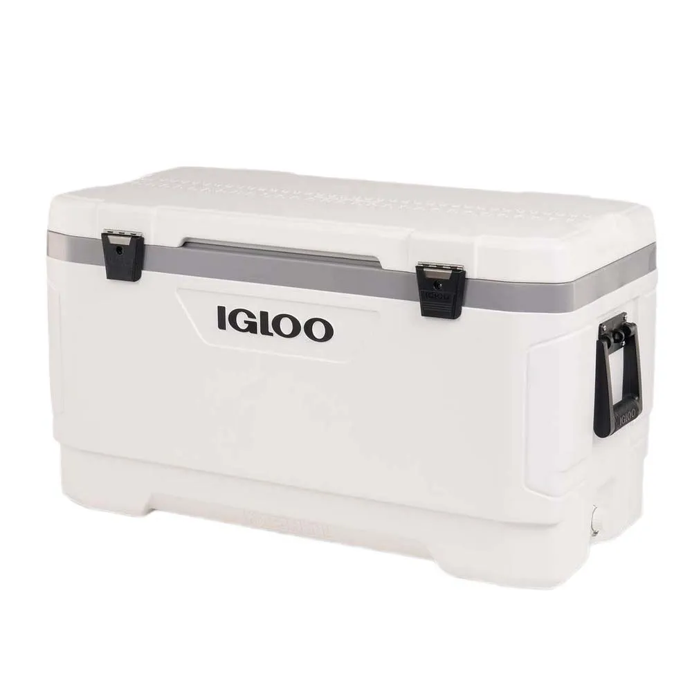 Igloo Coolers Marine Ultra Styv Bärbar Kylbox 94.6l, White / grey, 34 3/8 x 16 29/32 x 18 13/16"
