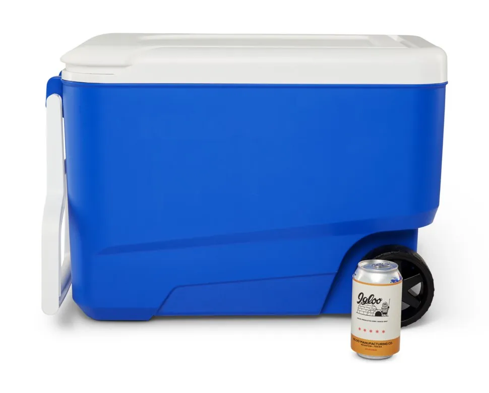 Igloo Coolers Wheelie Cool 38 36l Styv Bärbar Kylbox, Blue, One Size