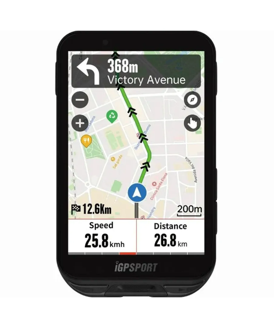 Igpsport IGS800 cykeldator, Svart Igpsport IGS800 cykeldator, Svart