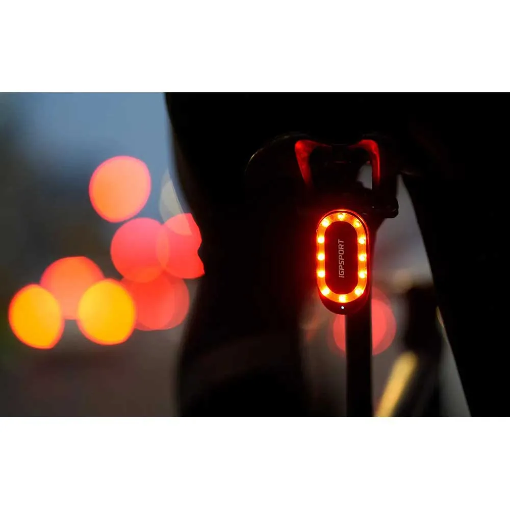 Igpsport Sr Mini Bakljus, Black, 30 Lumens