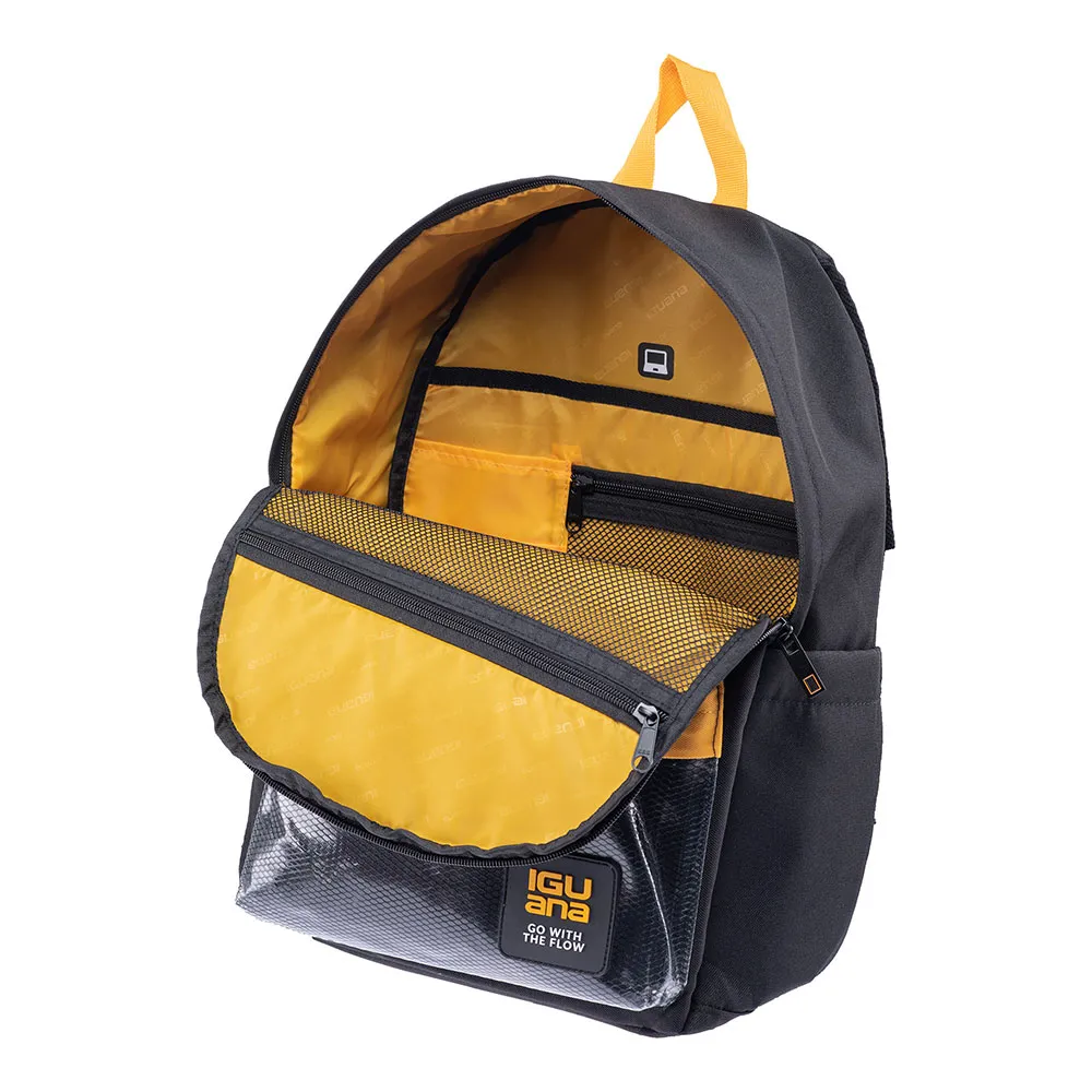 Iguana Mossin 15l Ryggsäck, Black / artisans gold / white