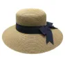 Illums Amalfi Hatt, Tan / blue