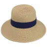 Illums Amalfi Hatt, Tan / blue