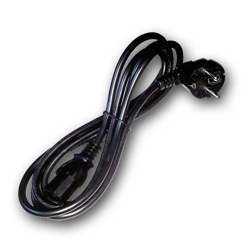Indelb Nätkabel Med Europeisk Kontakt För Travelbox-kylskåp, Black, One Size
