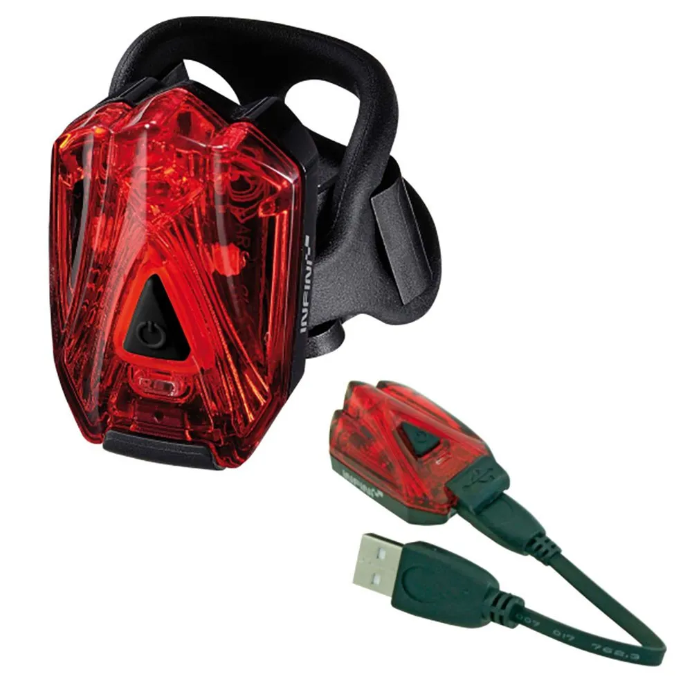 Infini Lava Bakljus, Black / red, One Size
