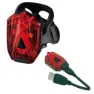 Infini Lava Bakljus, Black / red, One Size