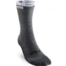 Injinji Men's Liner + Hiker Crew, Charcoal/Heathe Gray