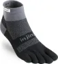 Injinji Men's Run Midweight Mini-Crew, Black Gray
