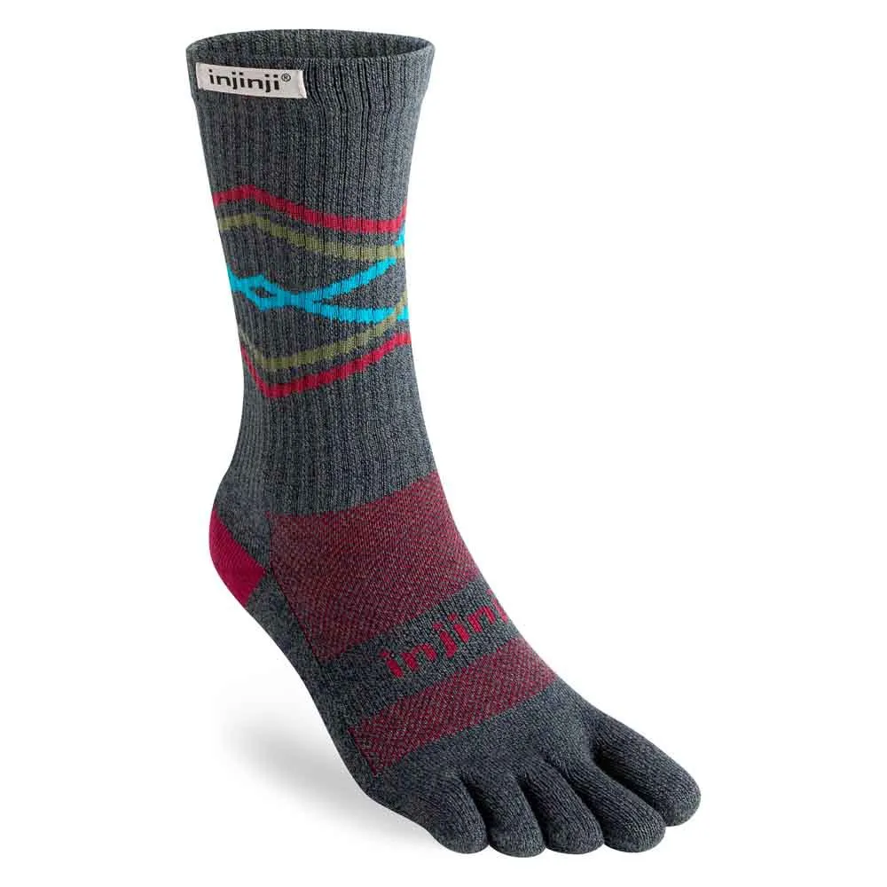 Injinji Midweight Crew Strumpor male, Peak Injinji Midweight Crew Strumpor male, Peak