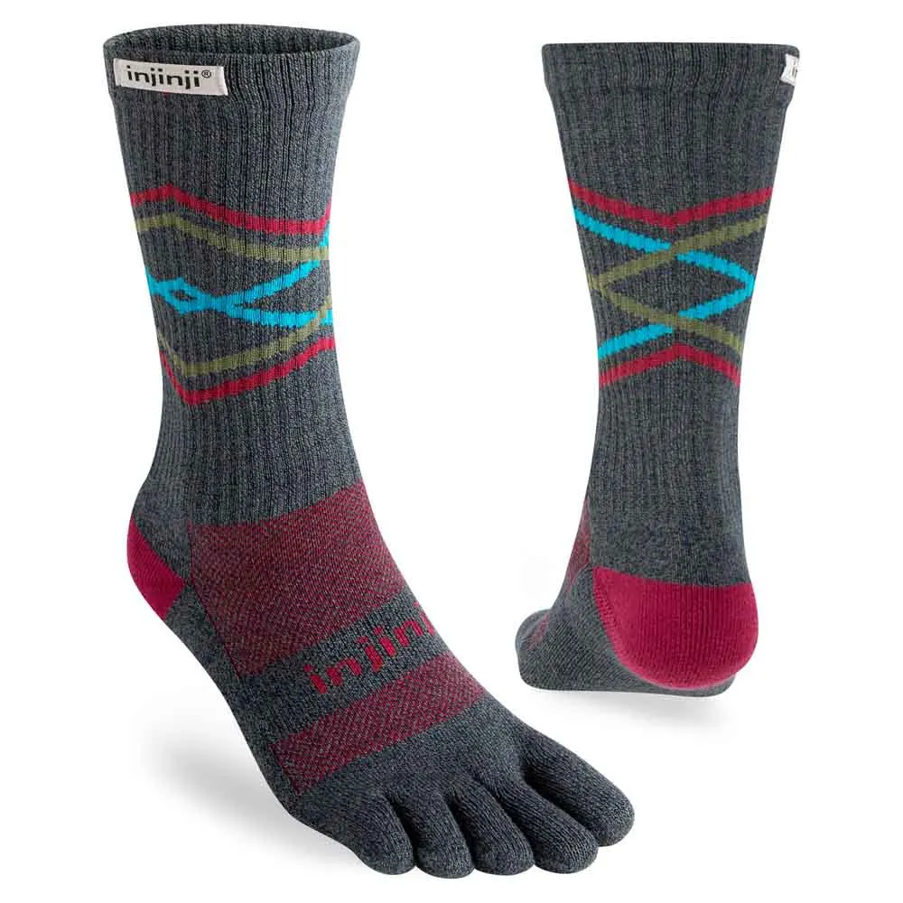 Injinji Midweight Crew Strumpor male, Peak Injinji Midweight Crew Strumpor male, Peak