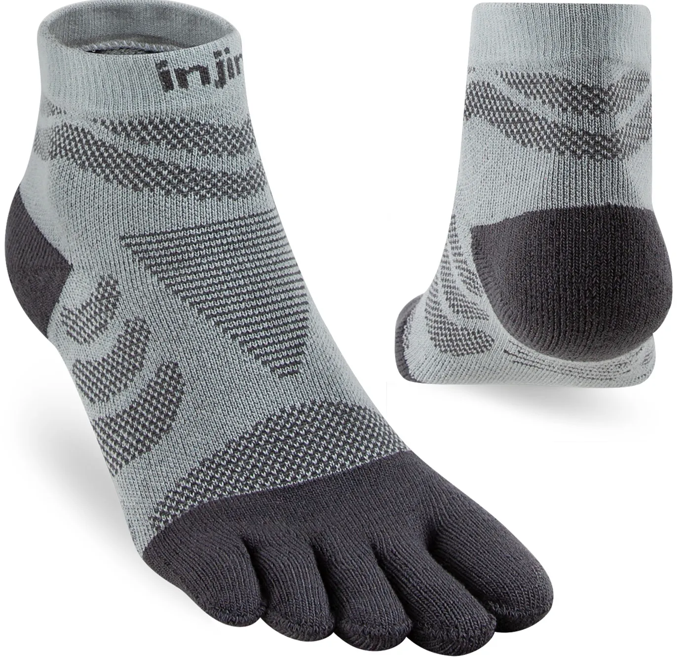 Injinji Women'S Ultra Run Mini-Crew, Slate
