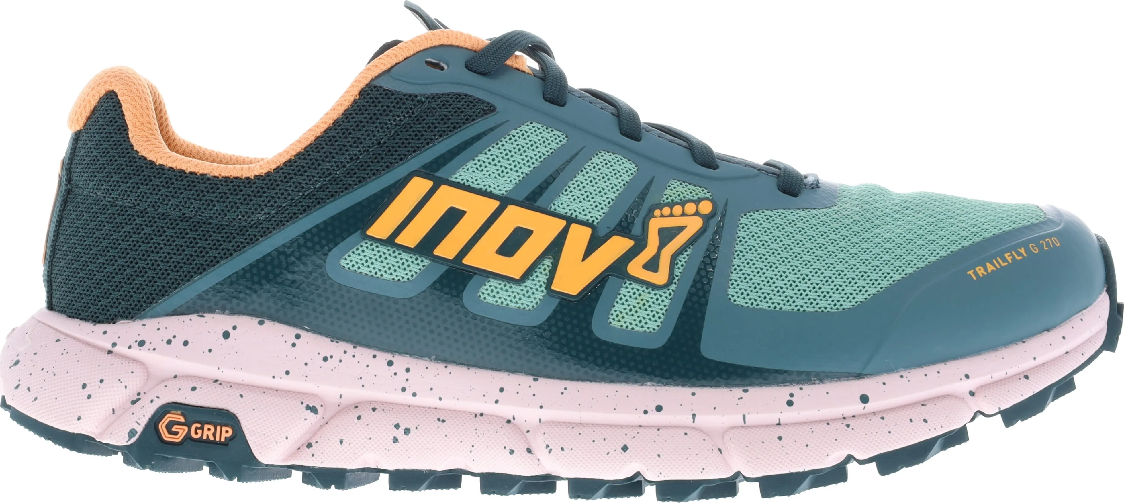 inov-8 Women's Trailfly V2, Pine/Peach inov-8 Women's Trailfly V2, Pine/Peach