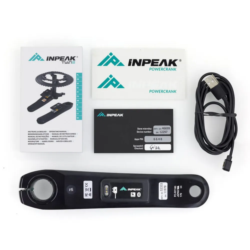Inpeak Powercrank-e Shimano 105 R7100 Vänster Vevarm Med Effektmätare Inpeak Powercrank-e Shimano 105 R7100 Vänster Vevarm Med Effektmätare